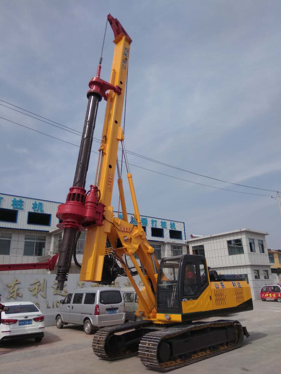 利達LD-520小型機鎖桿旋挖鉆機